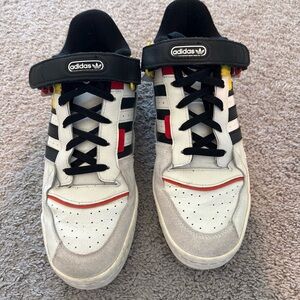 Adidas Forum Exhibit Low White Multi-color Mens Size 12 GW9629